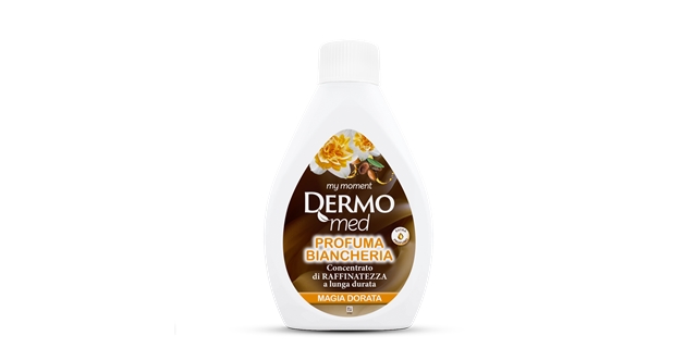 DERMOMED PROFUMA BIANCHERIA MAGIA DORATA 250 ml                                                                                                                                                                                                           